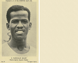 All Sport Series (A&BC Chewing Gum) - E. McDonald Bailey