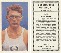 Celebrities of Sport (R.J. Hill) - A.G.K. Brown