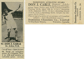Dominion Athletic Stars - Don Cable