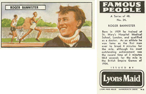Famous People (Lyons Maid) - Bannister