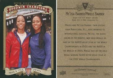 Goodwin Champions, 2012 - Me'Lisa & Mikele Barber