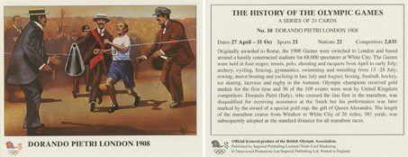 The History of the Olympic Games (Imperial) - Dorando Pietri