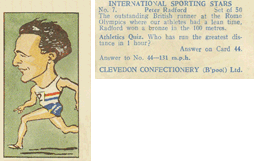 International Sporting Stars (Clevedon Confectionery) - Peter Radford