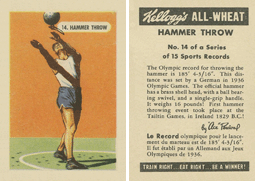 Sports Records (Kellogg's All-Wheat)