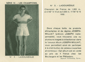 Les Champions, Serie IV (Joseph Milliat) - Jules Ladoumegue