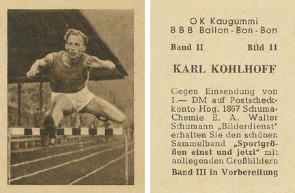 Vom Deutschen Sport (OK Kaugummi) - Kohlhoff