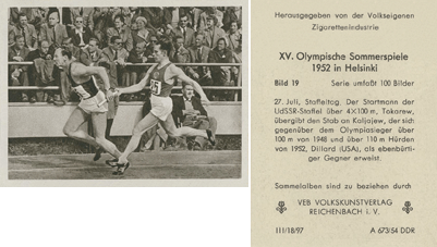 XV. Olympische Sommerspiele 1952 in Helsinki