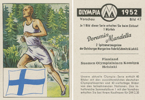 Olympische Spiele 1952 (Duisburger Margarine-Fabrik Schmitz & Loh AG)