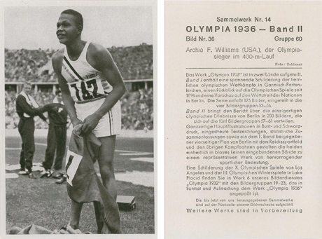 Olympia 1936, Band II - Archie Williams