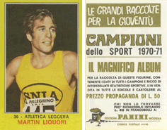 Panini Campioni Dello Sport 1970-71 - Liquori