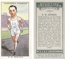 Sporting Celebrities (Churchman) - E.W. Denison