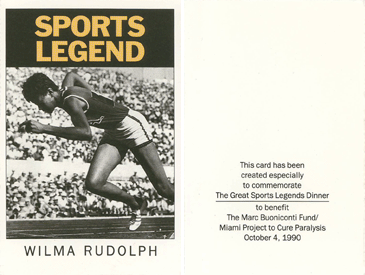 Sports Legend (Buoniconti Fund) - Wilma Rudolph
