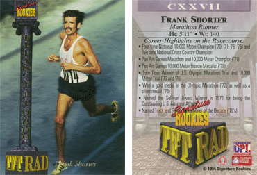Signature Rookies (Tetrad) - Frank Shorter
