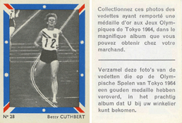 Tokio 1964: Gouden Medailles (Bobbie/Rizla) - Betty Cuthbert