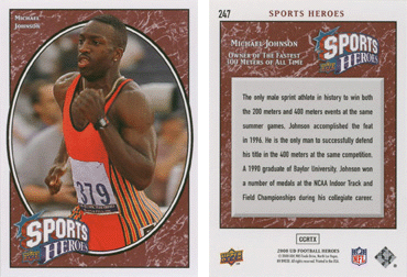 Upper Deck Heroes (Upper Deck) 2008 - Michael Johnson