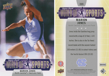 Upper Deck World of Sports - Marion Jones