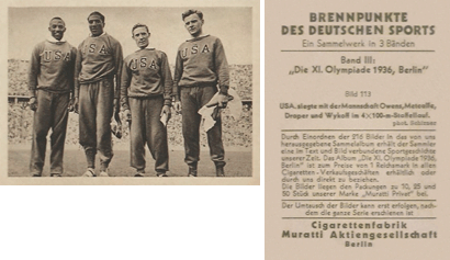 Brennpunkte des Deutschen Sports (Muratti), 1934 - Jesse Owens