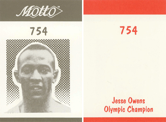 Motto game (Belcom Games), 1987 - Jesse Owens