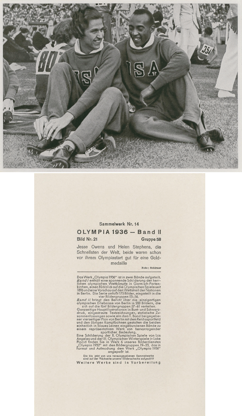 Olympia 1936, Band II, Die XI. Olympischen Spiele In Berlin 1936 (Reemtsma), 1936 - Jesse Owens