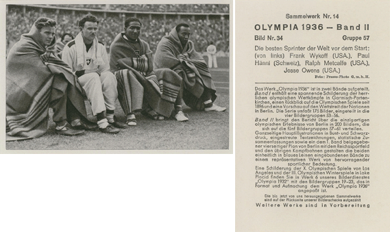Olympia 1936, Band II, Die XI. Olympischen Spiele In Berlin 1936 (Reemtsma), 1936 - Jesse Owens