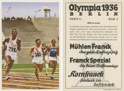 Olympia 1936 [Die XI. Olympiade, Berlin 1936] (Muhlen Franck), 1936 - Jesse Owens