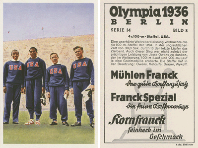 Olympia 1936 [Die XI. Olympiade, Berlin 1936] (Muhlen Franck), 1936 - Jesse Owens