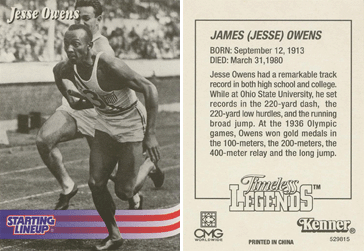 Timeless Legends (Kenner), 1996? - Jesse Owens